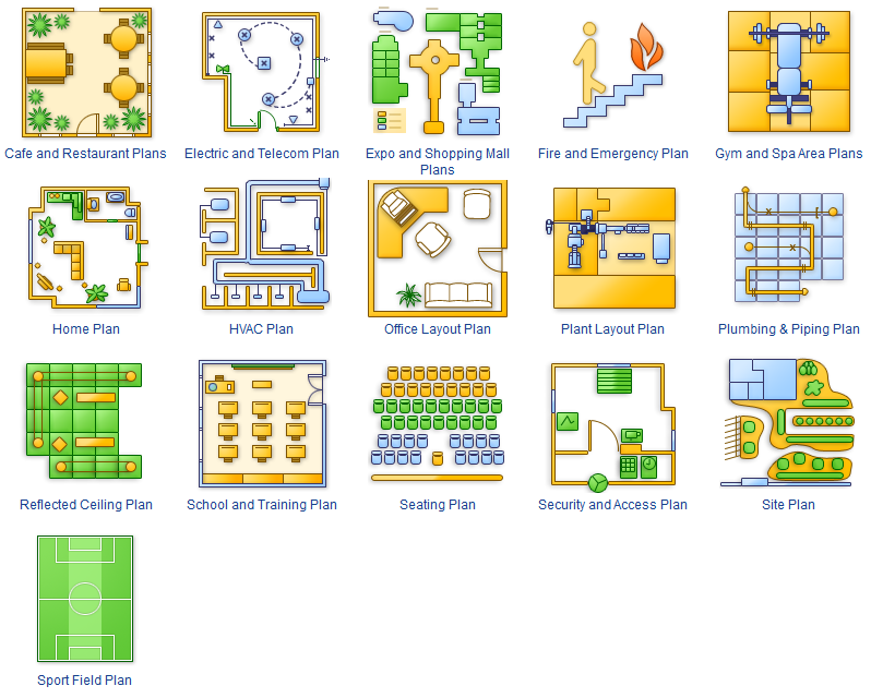 ConceptDraw Building Plans Solution Examples